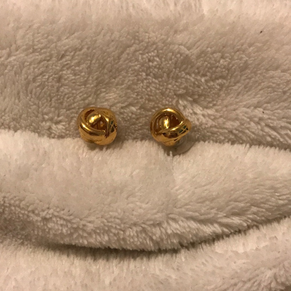 Kate Spade gold stud earrings